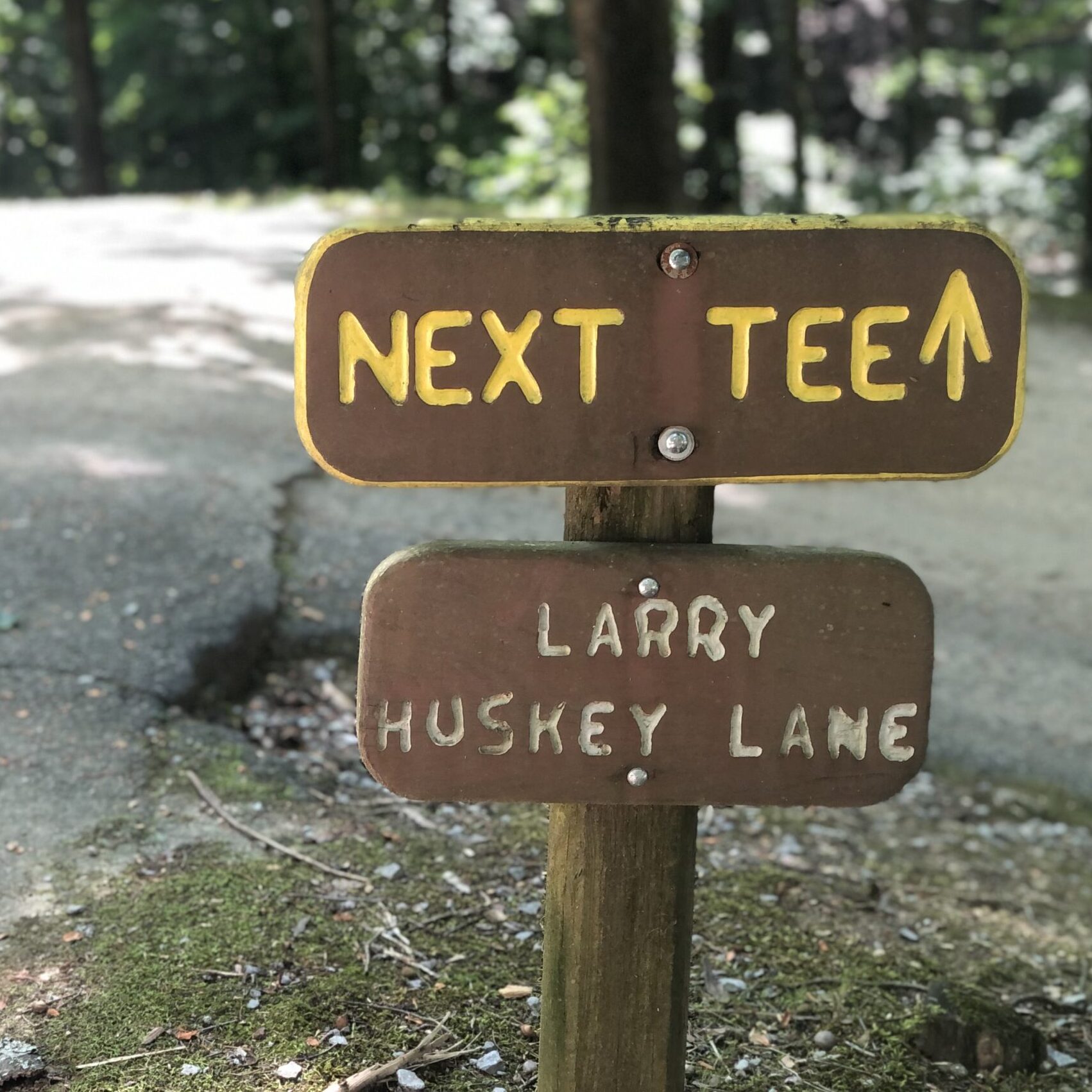 Larry Huskey Lane at Gatlinburg Golf Course in Tennessee