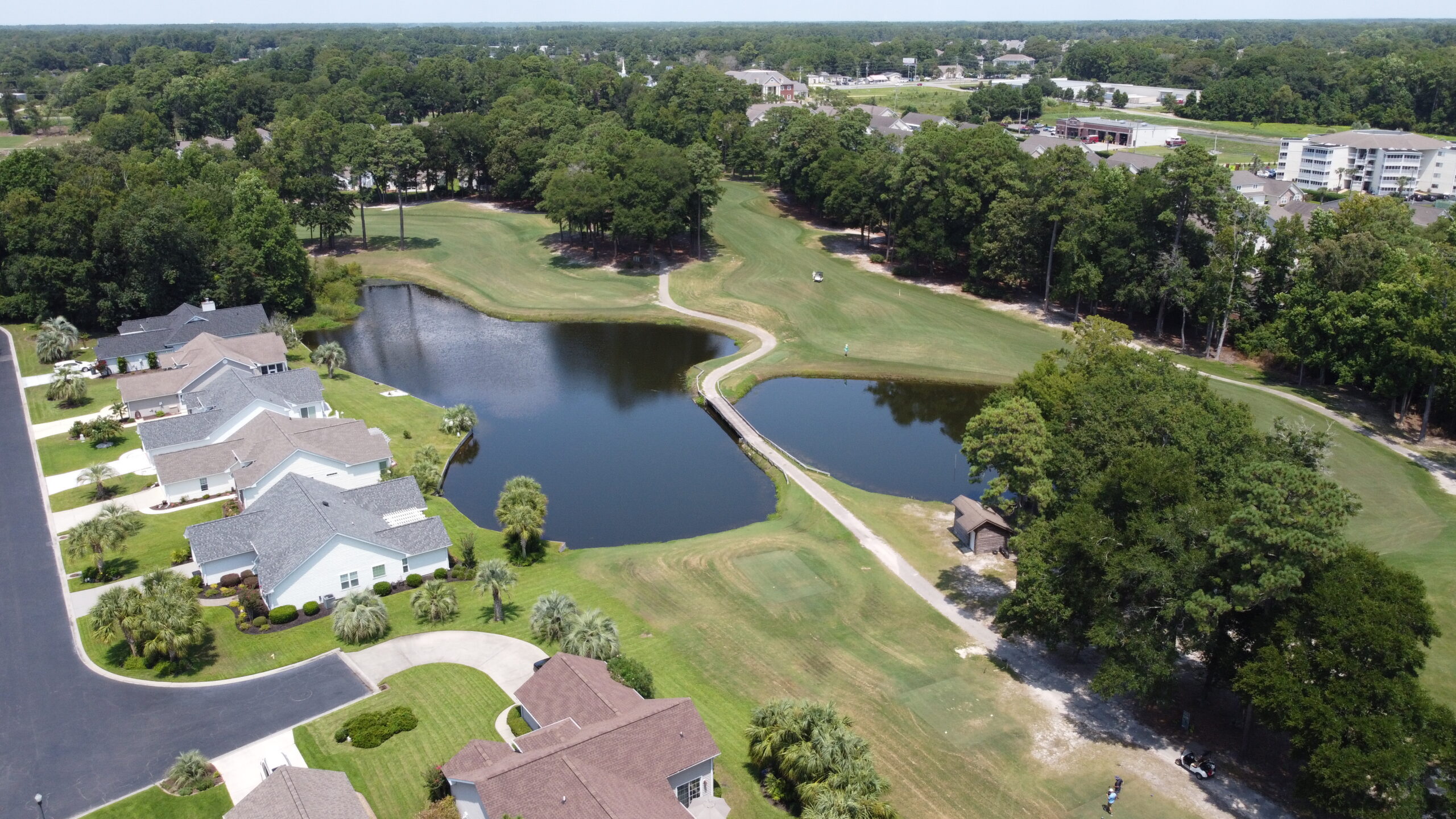 The Valley at Eastport Golf Club near the Intracoastal Waterway and Governors Lighthouse